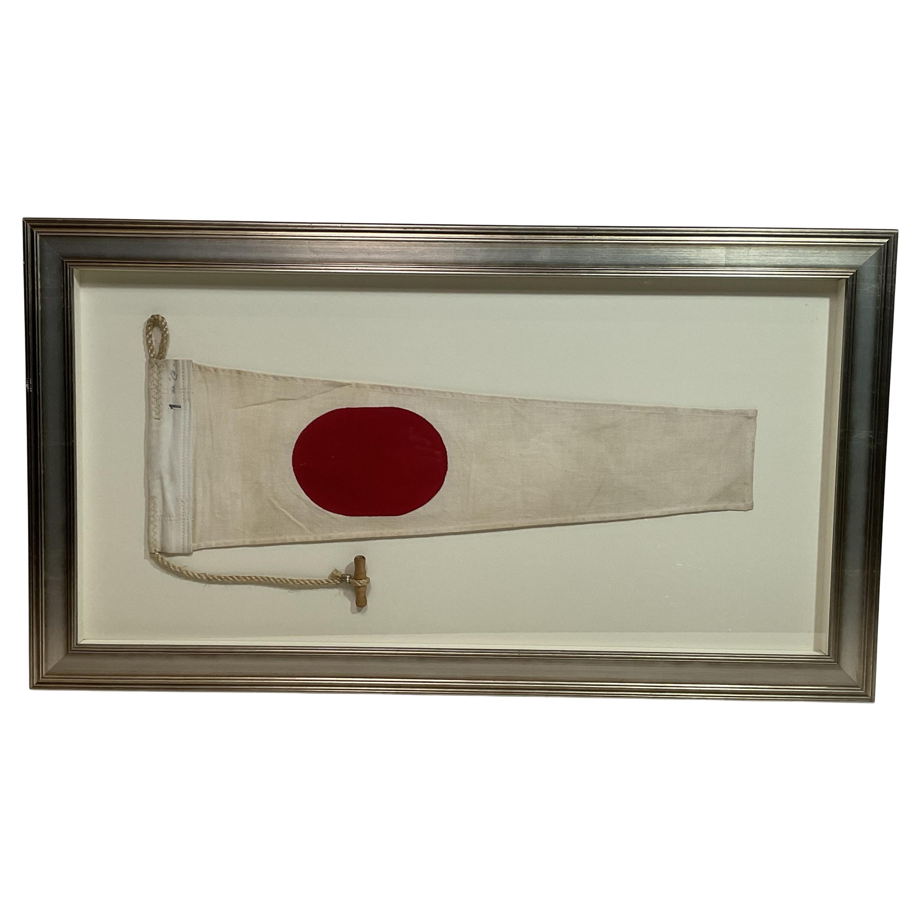 Framed Maritime Signal Flag Number 1