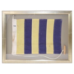 Framed Maritime Signal Flag of Letter G