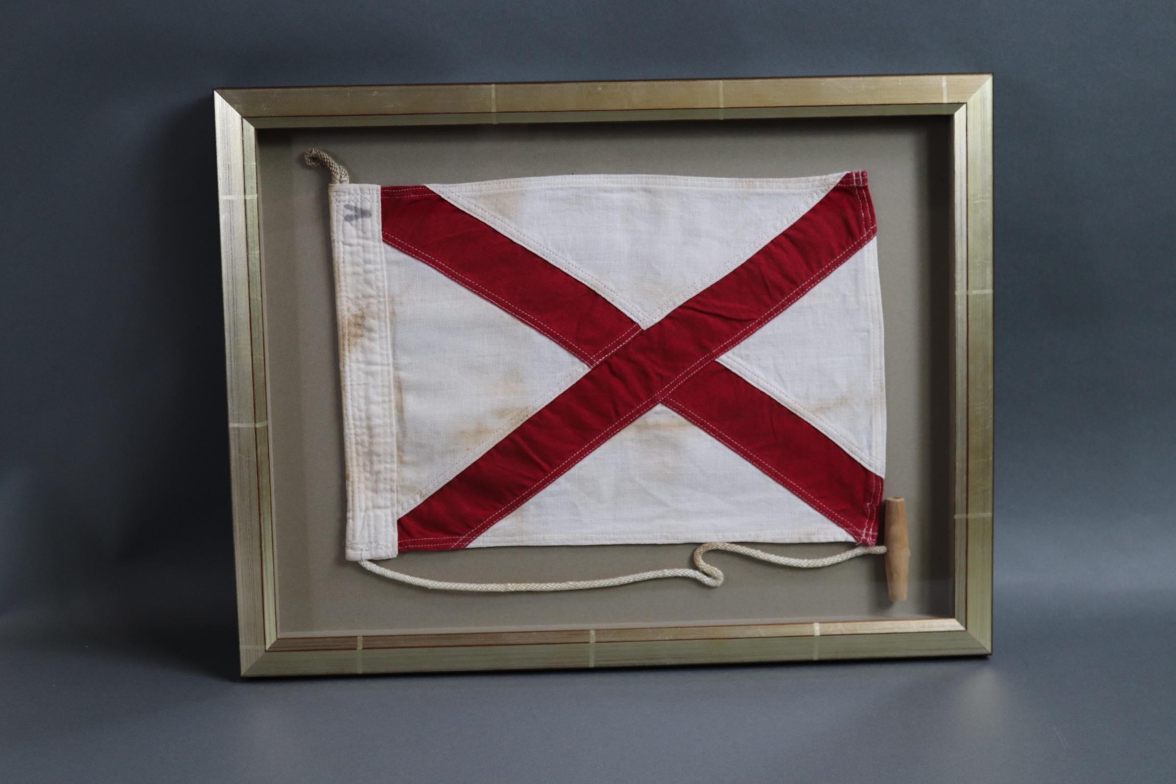 framed pennant flag
