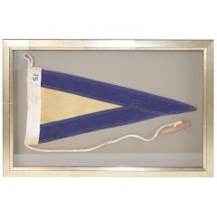 Framed Maritime Signal Flag of Substitute 1