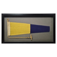 Framed Maritime Signal Pennant Numeral Two