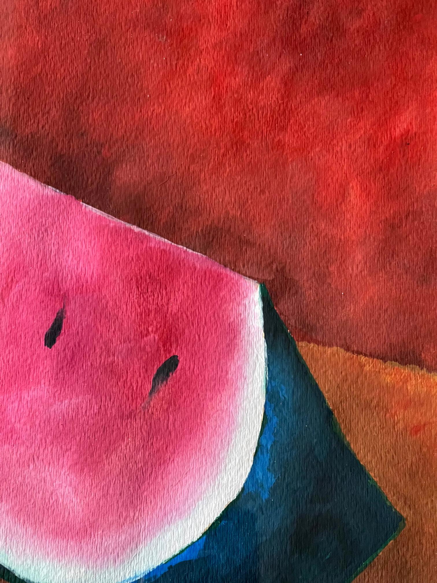 Mid-20th Century Framed Mexican Watercolor on Paper Attributed to Rufino Tamayo For Sale