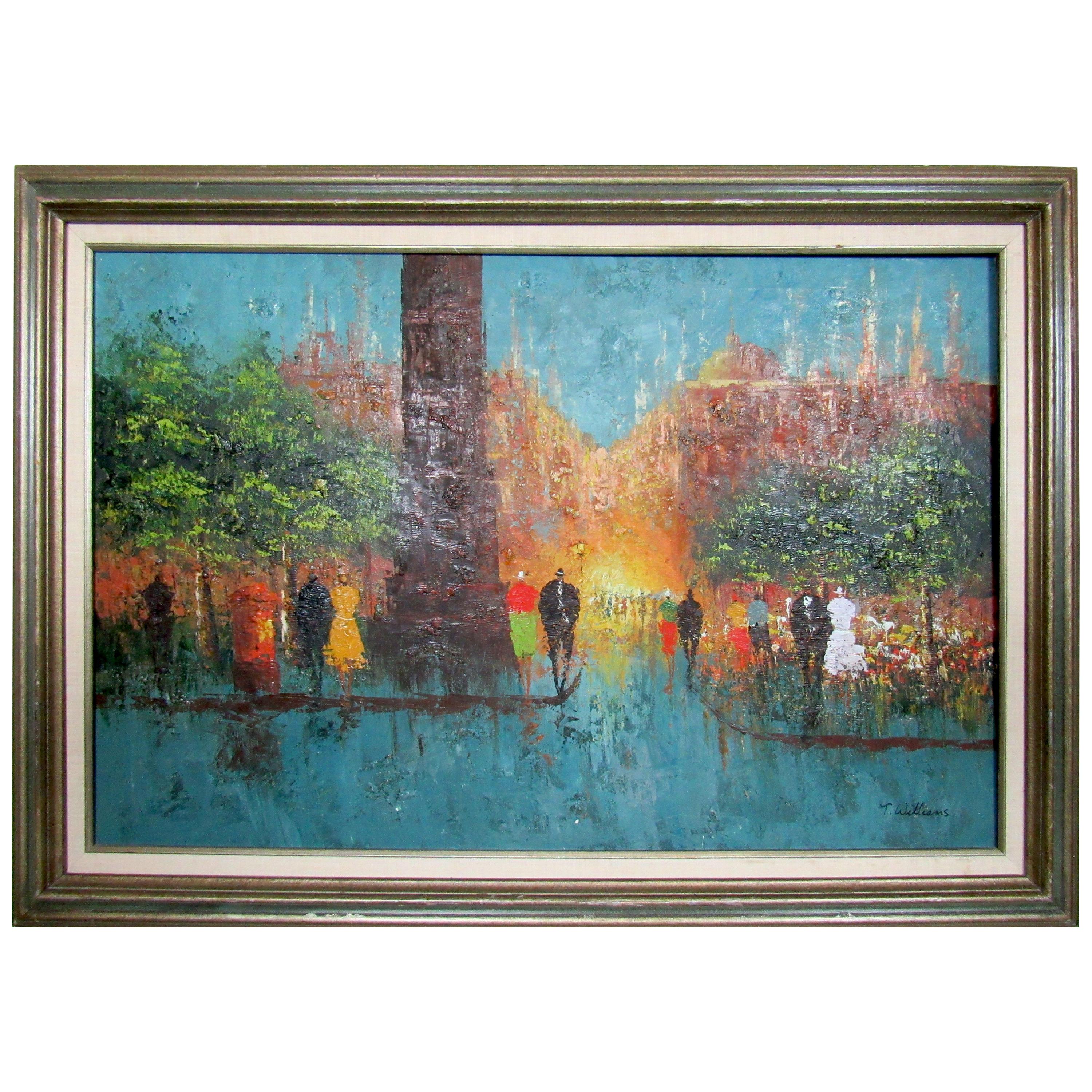 Framed Modern Painting by T. Williams