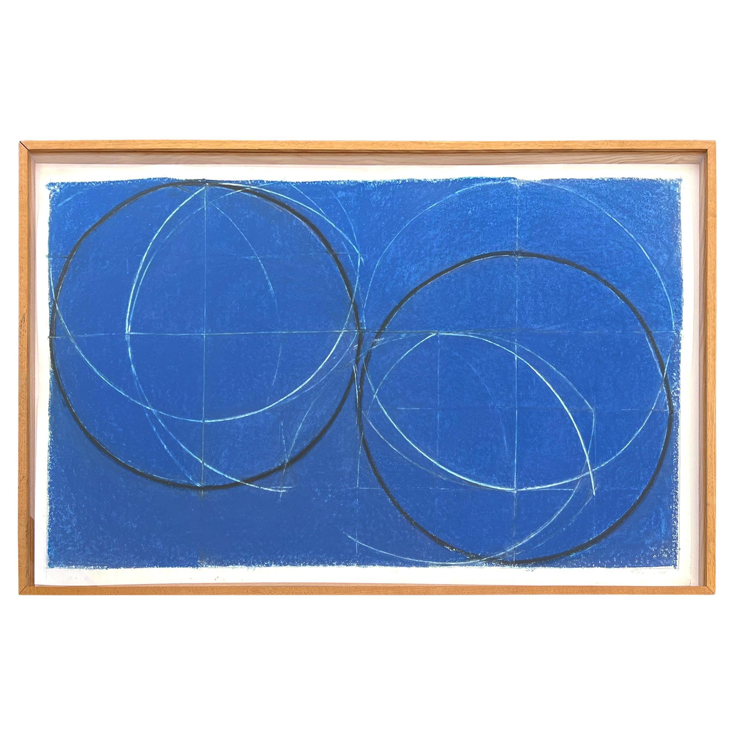 Framed American Minimalist Drawing, 1978