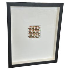 Framed Mosaic of "Sumptuosa” Beatles Christopher Marley Hand-written Signature