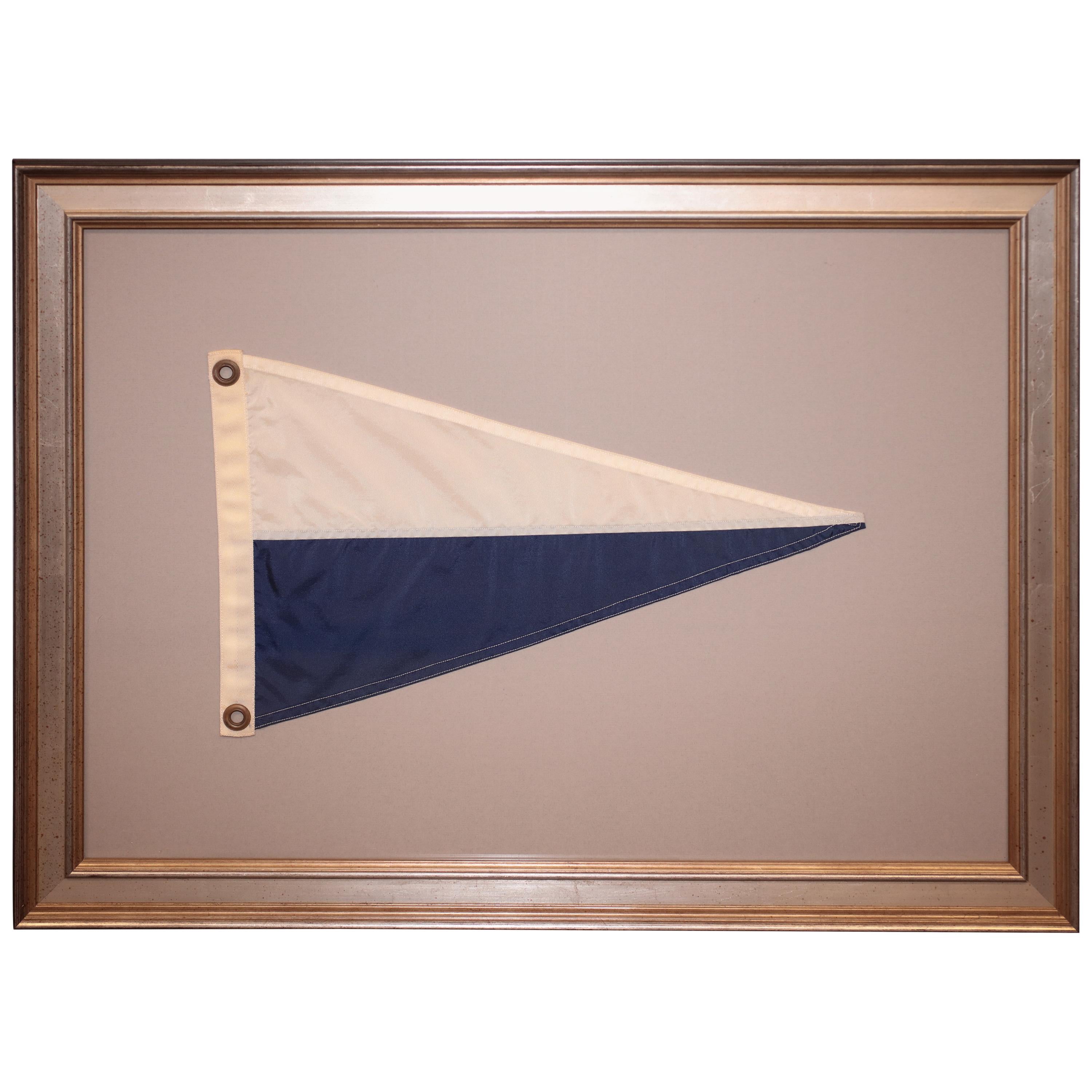 Framed NATO Pennant, Second Substitute Signal