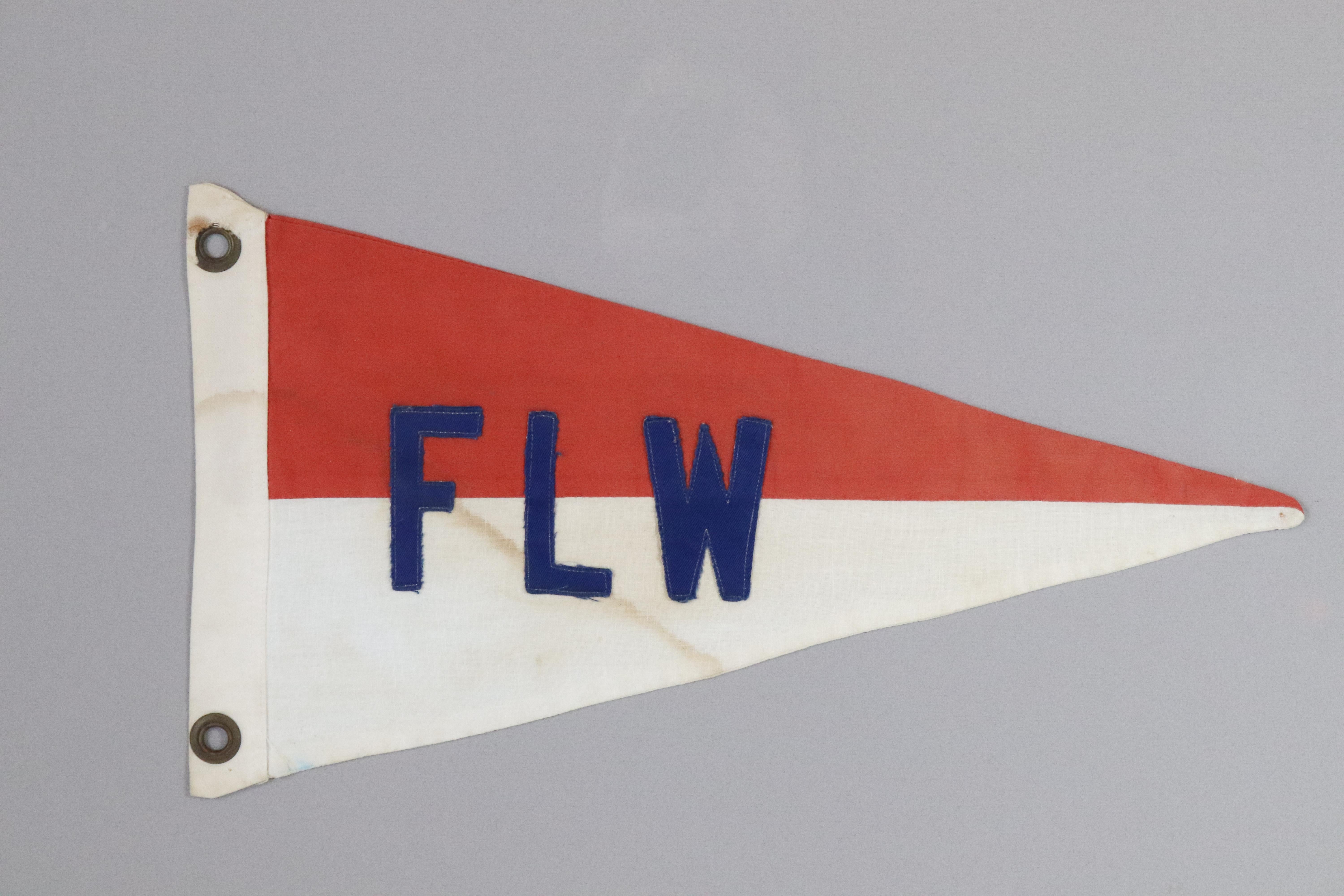 Burgee de yacht en coton cousu avec 