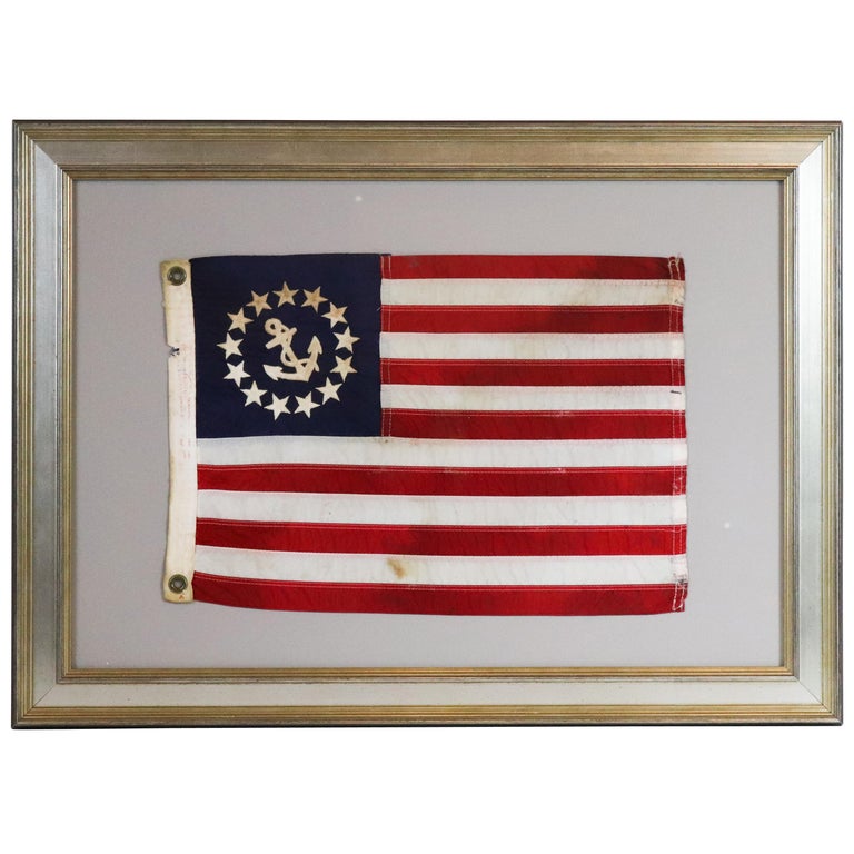 Framed Nautical Ensign Flag at 1stDibs