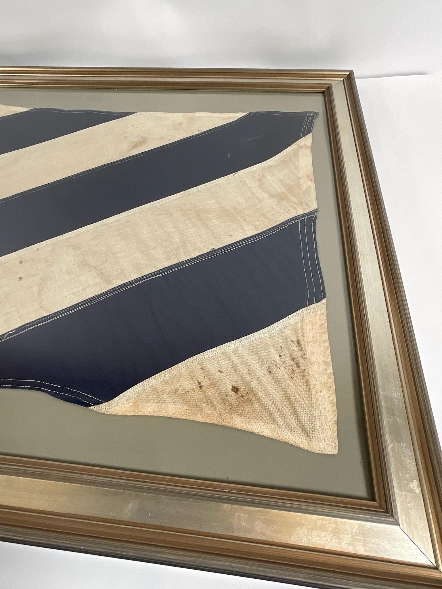 Framed Nautical Flag by Dettra For Sale at 1stDibs