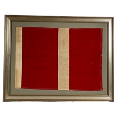 Vintage Framed Nautical Flag by Dettra