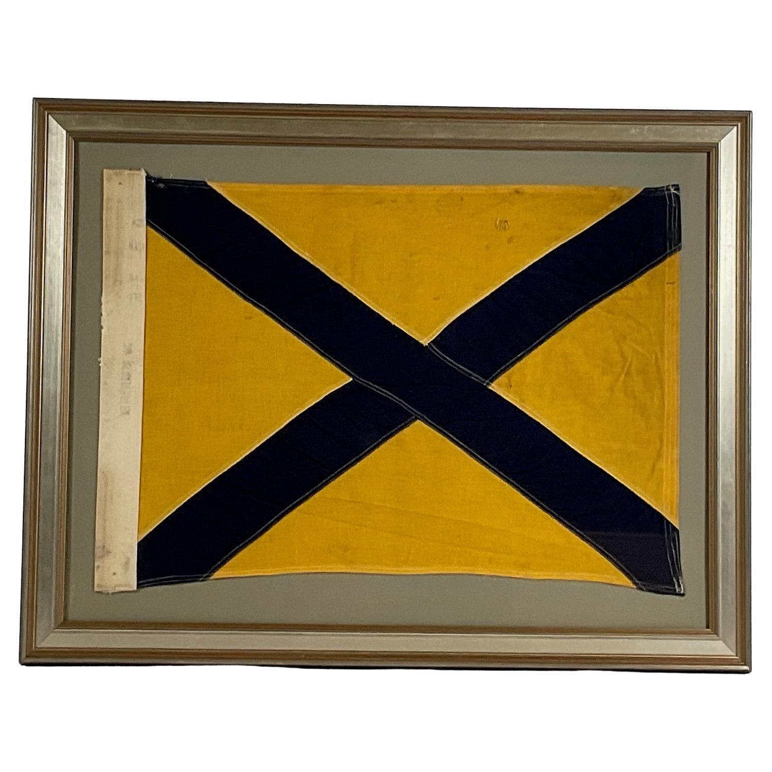 Framed Nautical Flag by Dettra