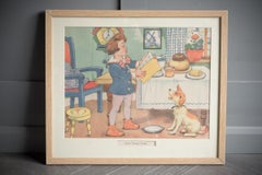 Framed Nursery Rhyme "Little Tommy Tucker"