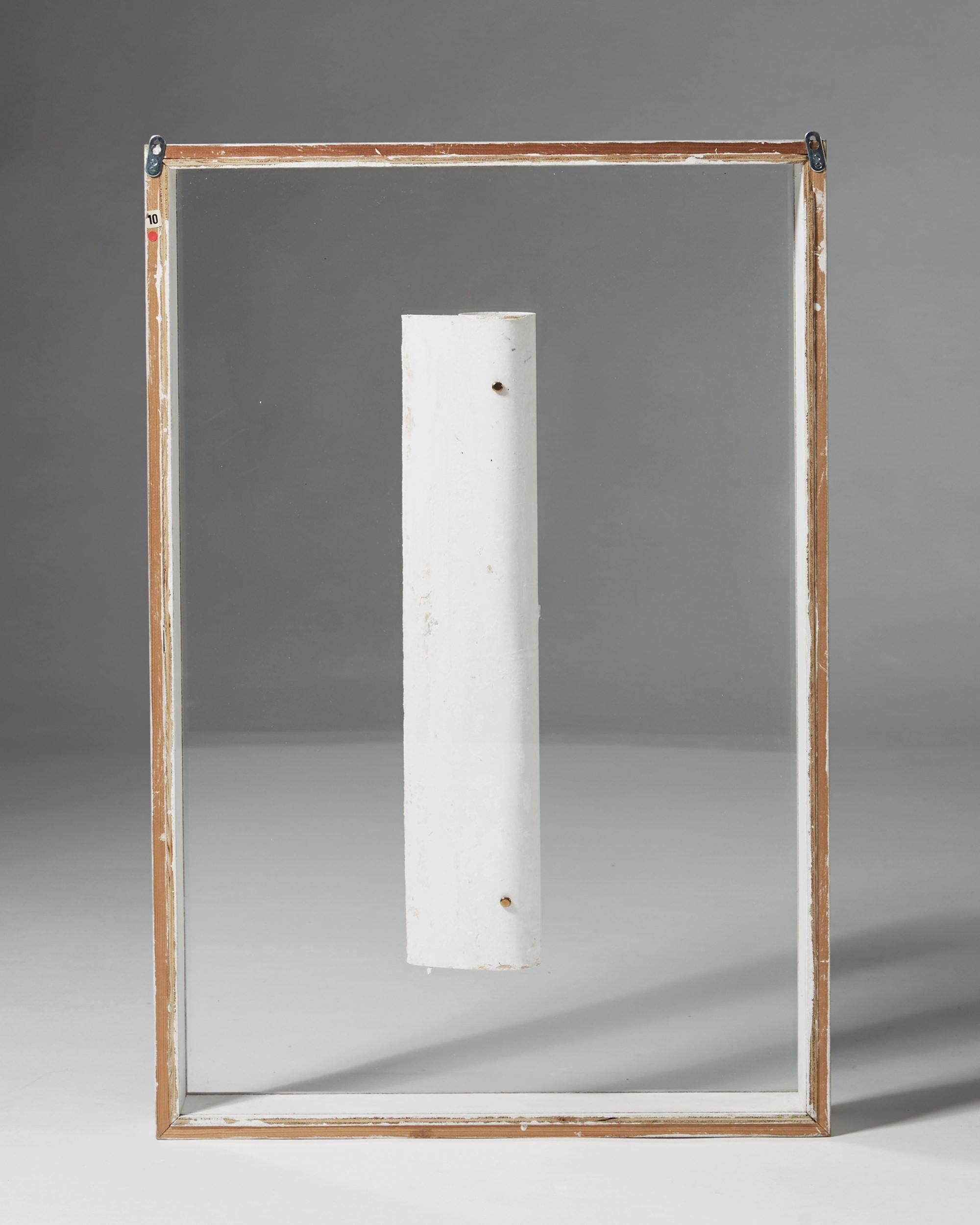 Swedish Framed Object by Rune Hagberg, Sweden, 1970s For Sale