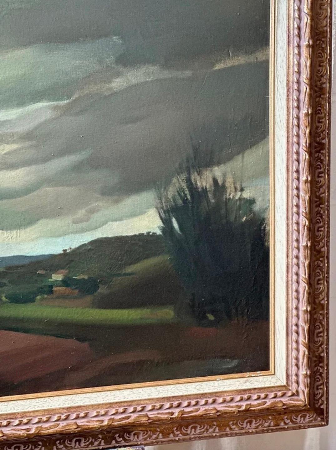 Gerahmtes Öl, Landschaft von Ramón Calsina Baró (Barcelona, 1901 - 1992) im Zustand „Gut“ in London, England