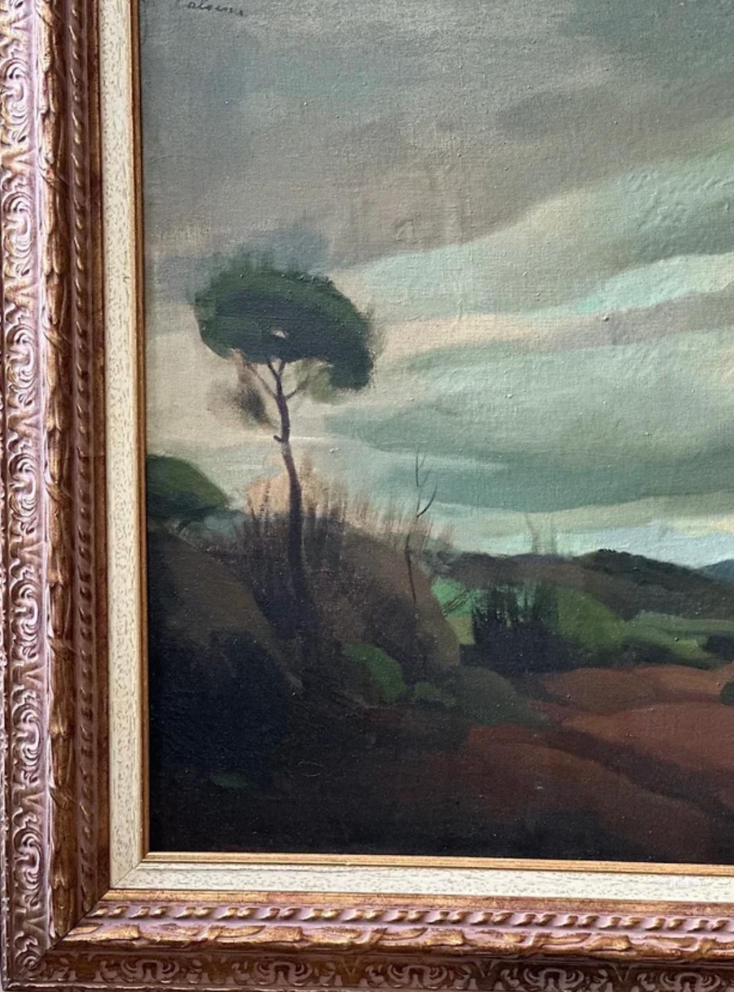 Gerahmtes Öl, Landschaft von Ramón Calsina Baró (Barcelona, 1901 - 1992) 3