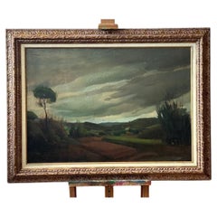 Gerahmtes Öl, Landschaft von Ramón Calsina Baró (Barcelona, 1901 - 1992)