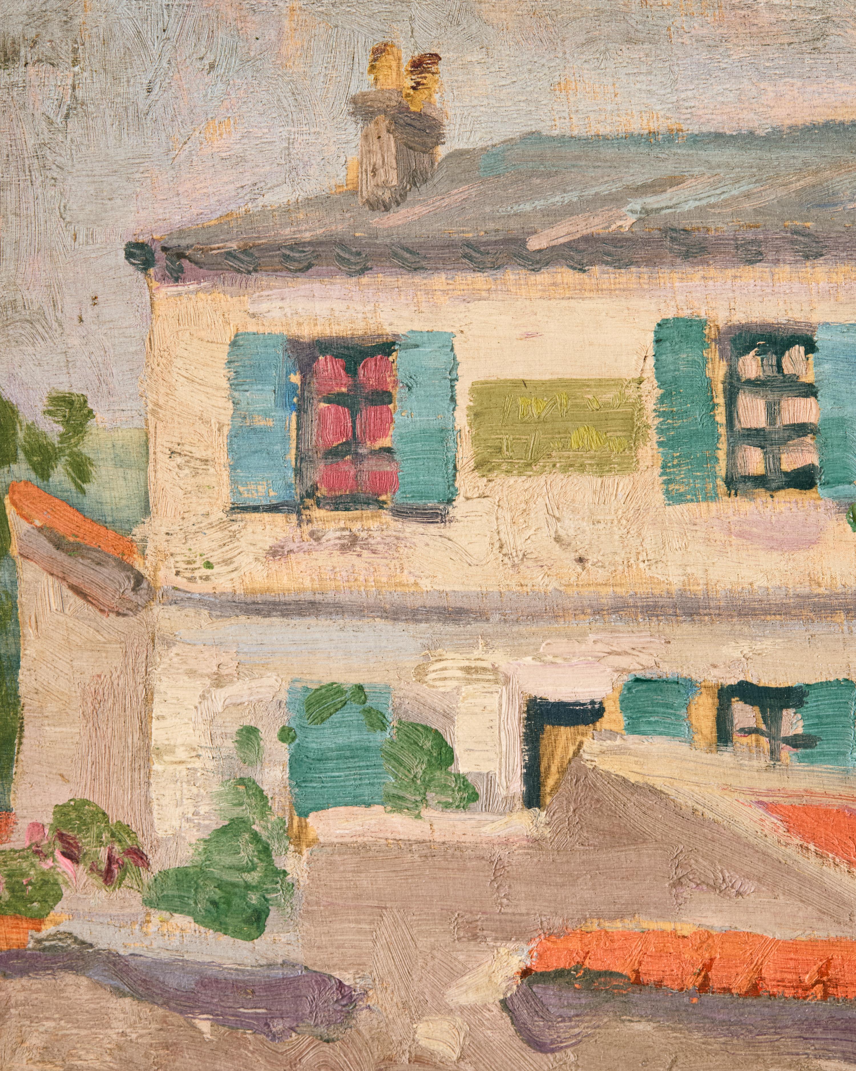 Gerahmtes Öl auf Leinwand von William A. Drake ca. 1930 (Mitte des 20. Jahrhunderts) im Angebot