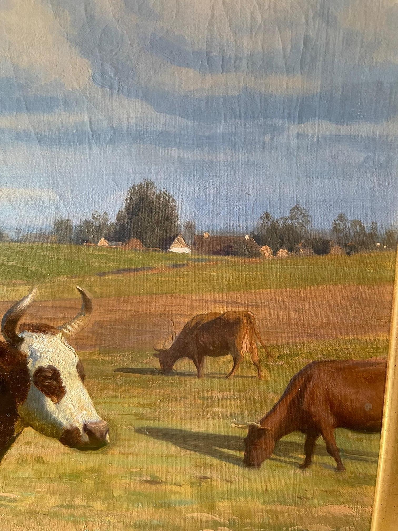 Óleo sobre lienzo enmarcado 