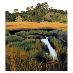 Framed Oil on Canvas "Pine Island" by Douglas Whittle