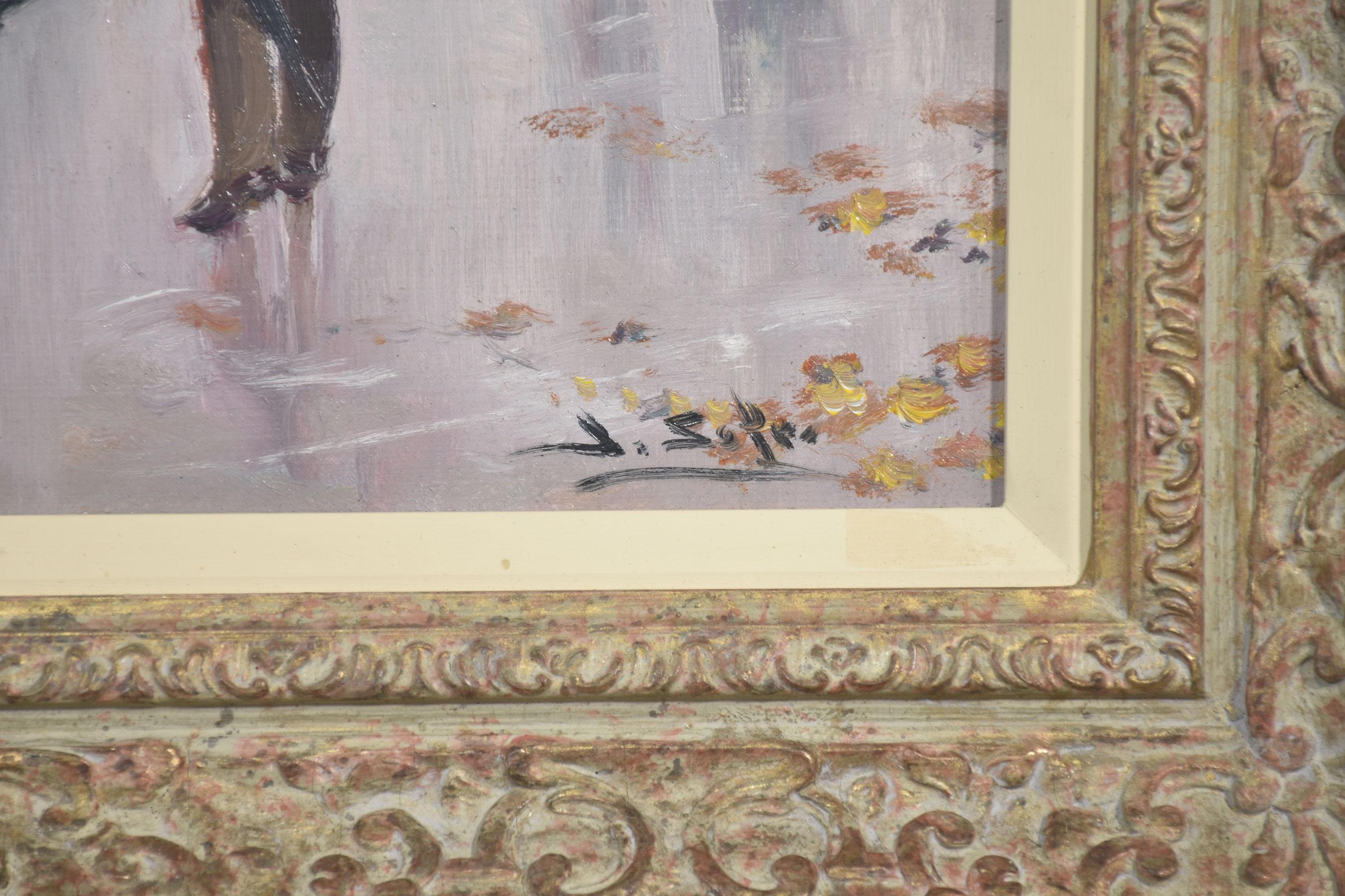 Framed Oil on canvas Juan Soler In Good Condition For Sale In Cheshire, GB