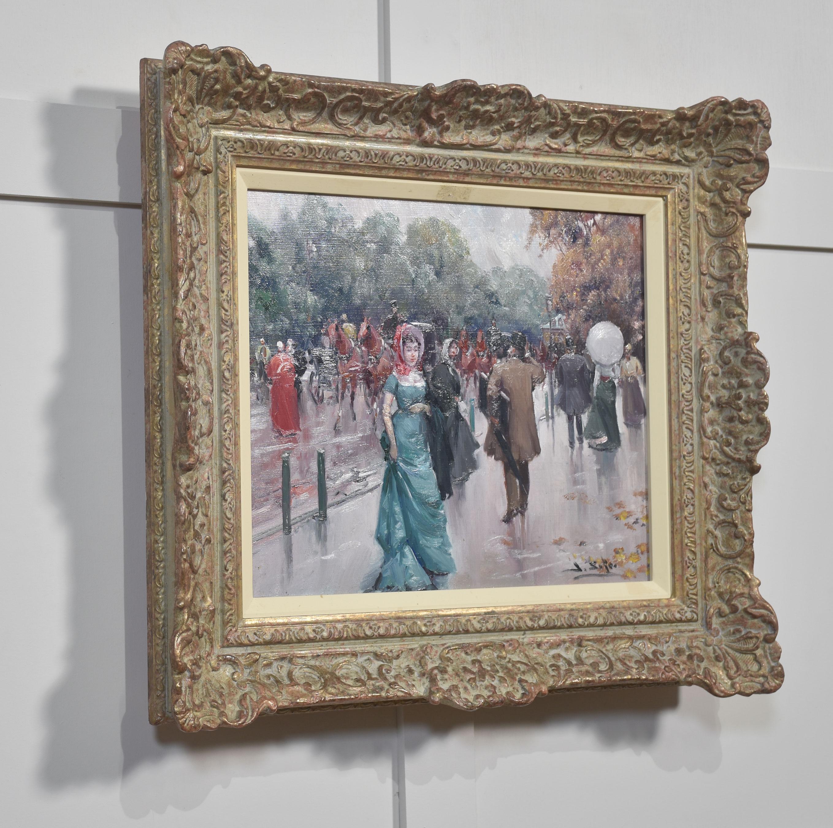 20th Century Framed Oil on canvas Juan Soler For Sale