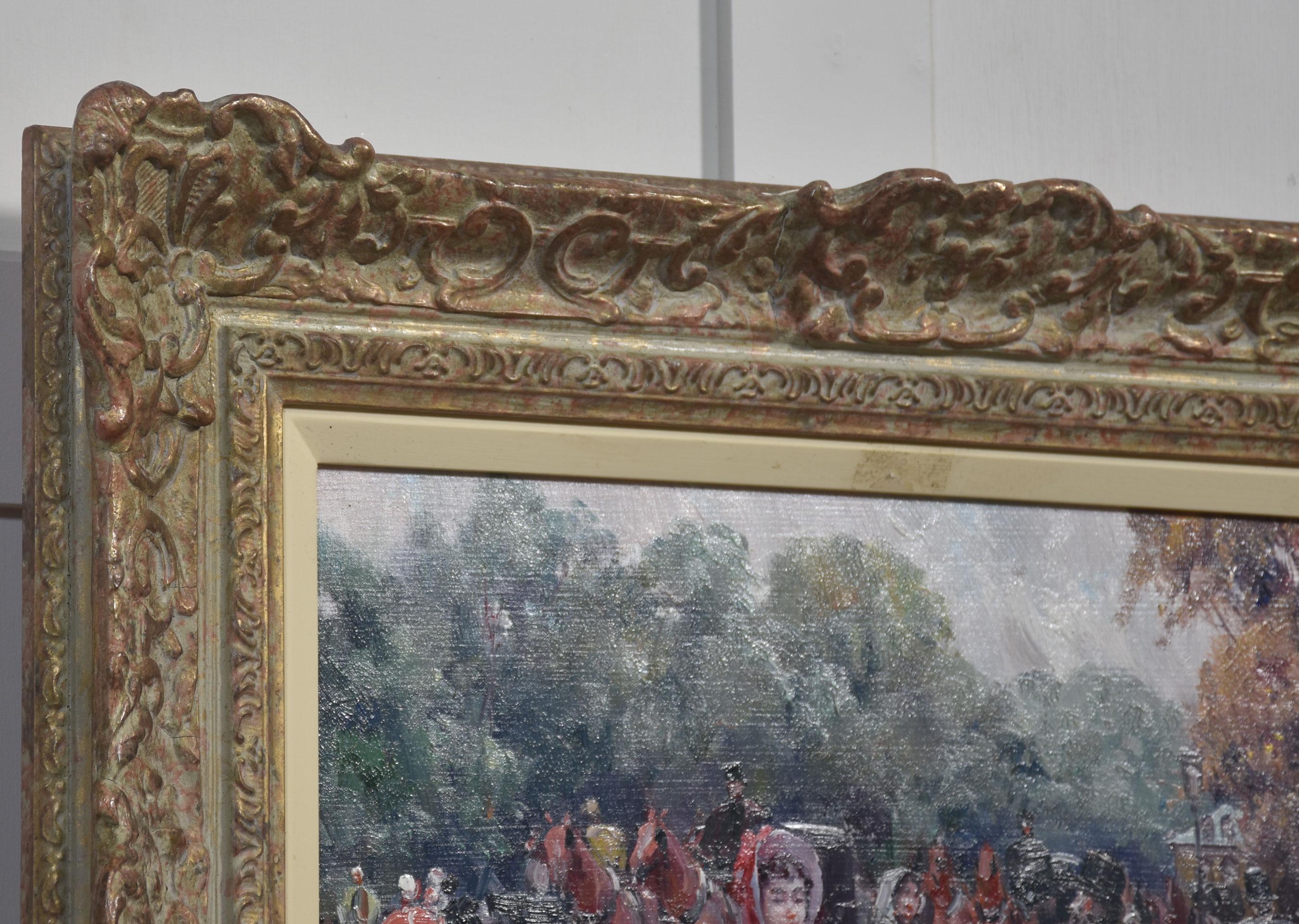 Framed Oil on canvas Juan Soler For Sale 1