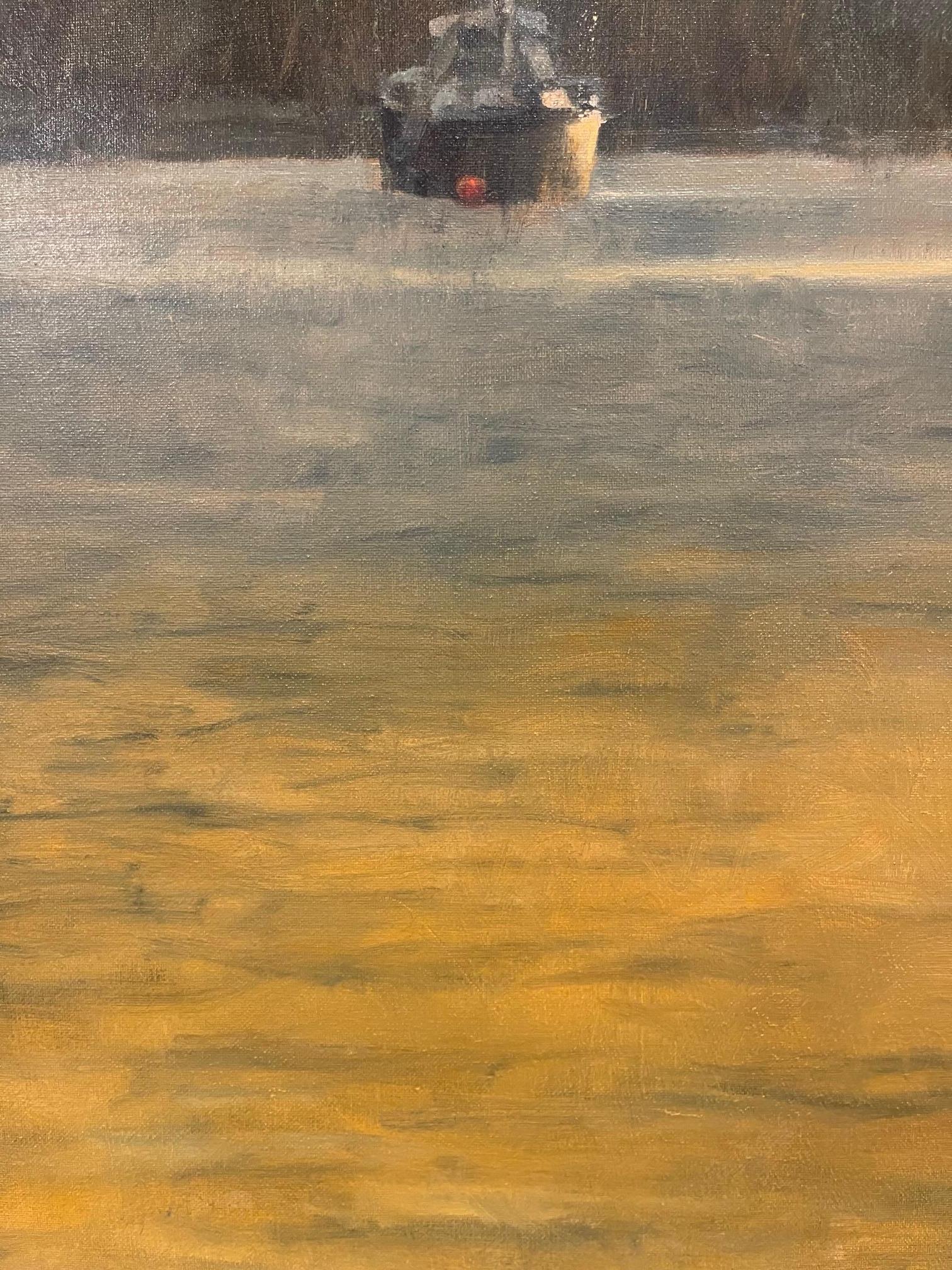 Framed Oil on Canvas Panel 