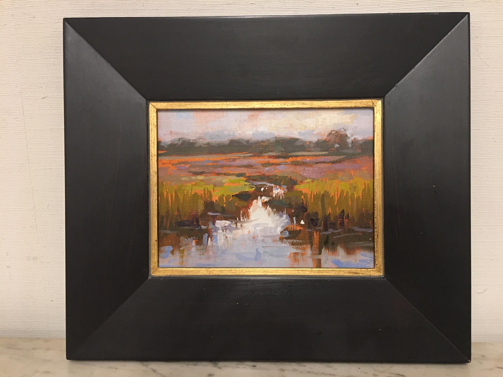 Framed oil on canvas 