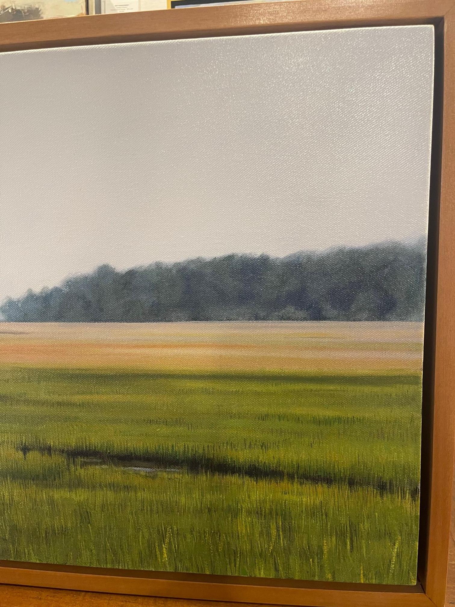 Canvas Framed Oil on Panel 