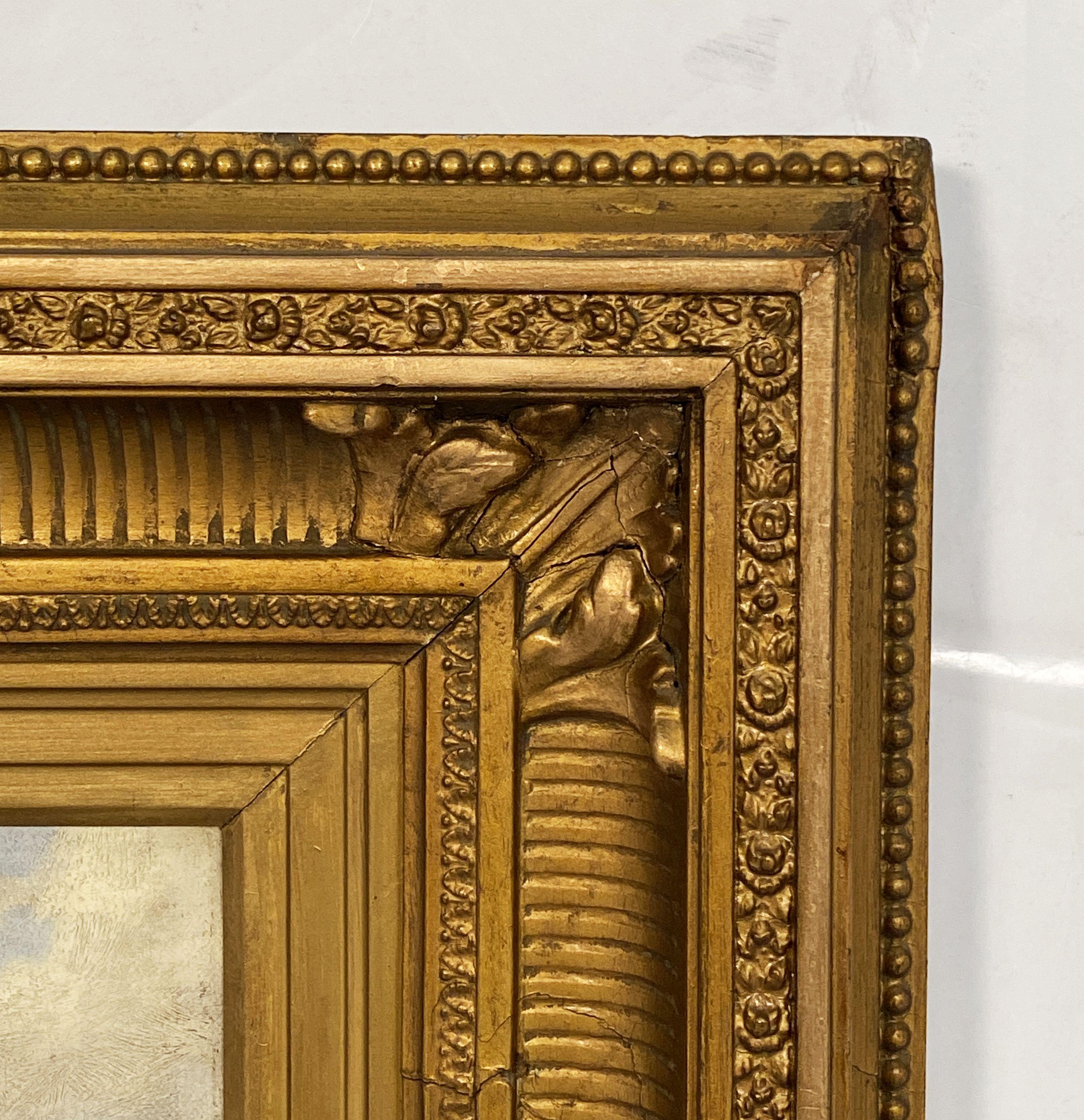 Quadro ad olio incorniciato di Joseph Dixon Clark (Paesaggio e bestiame) in vendita 9