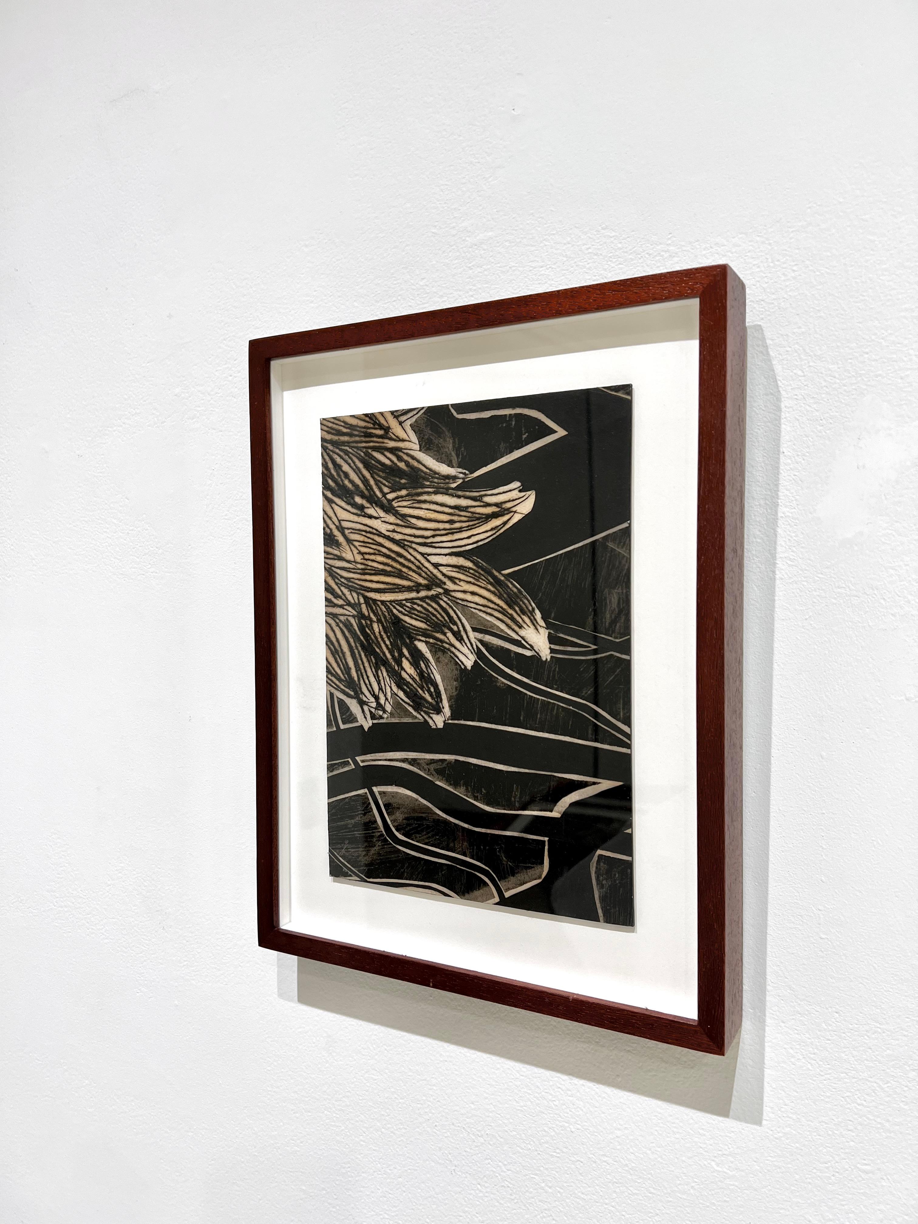 Danese Quadro ad olio su tavola incorniciato di Sara Skaaning in vendita