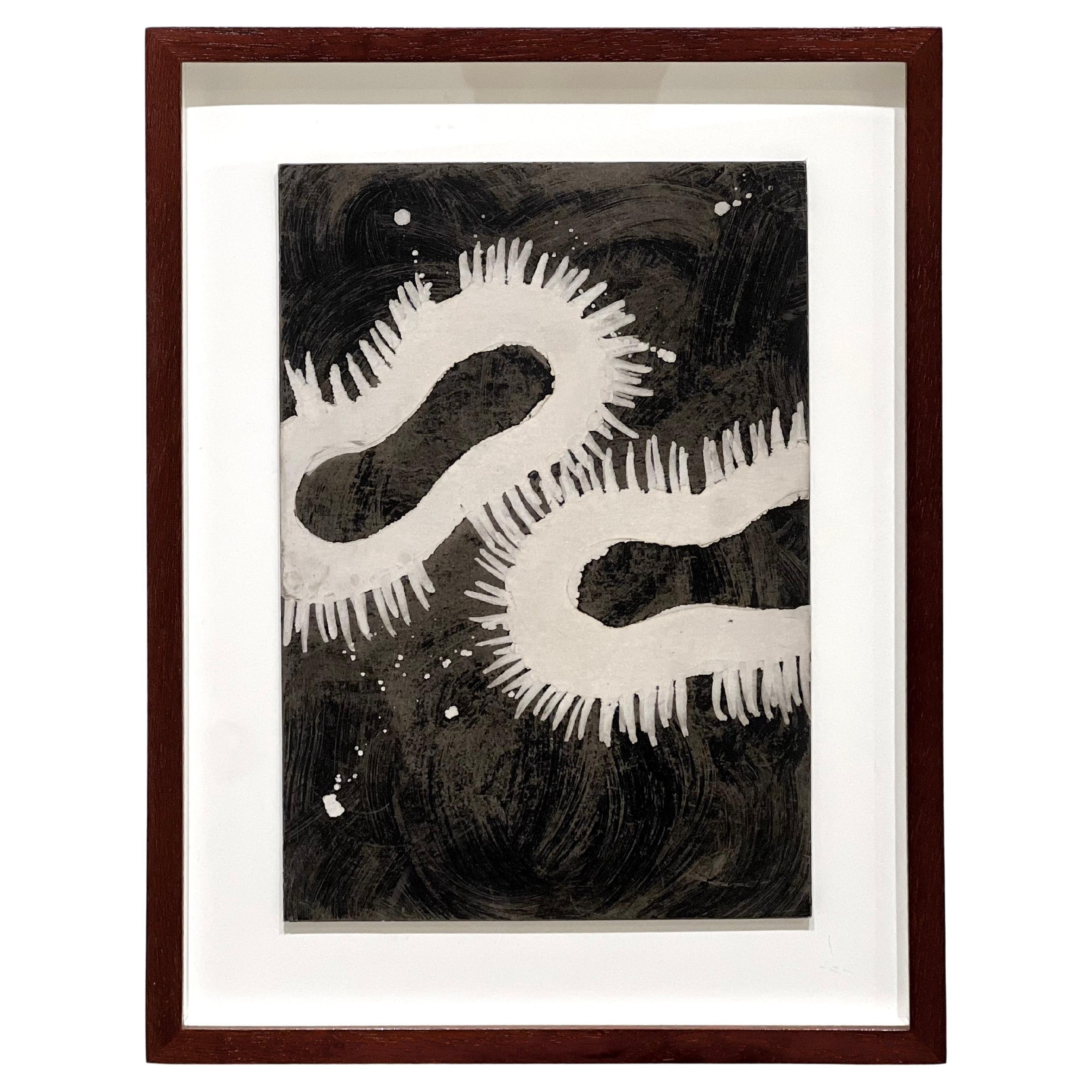 Framed Oil Painting on Board by Sara Skaaning