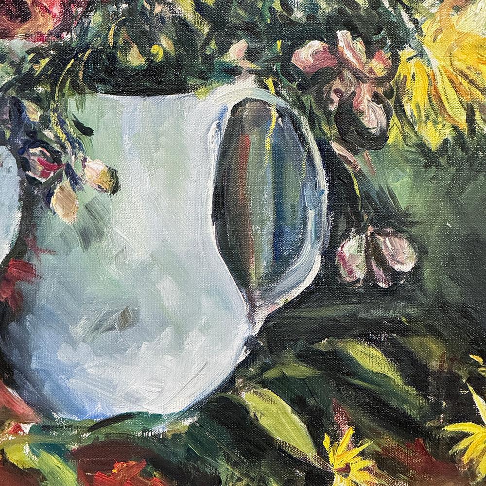 Peinture à l'huile sur toile encadrée d'Adrien Dupagne (1889-1980) en vente 3