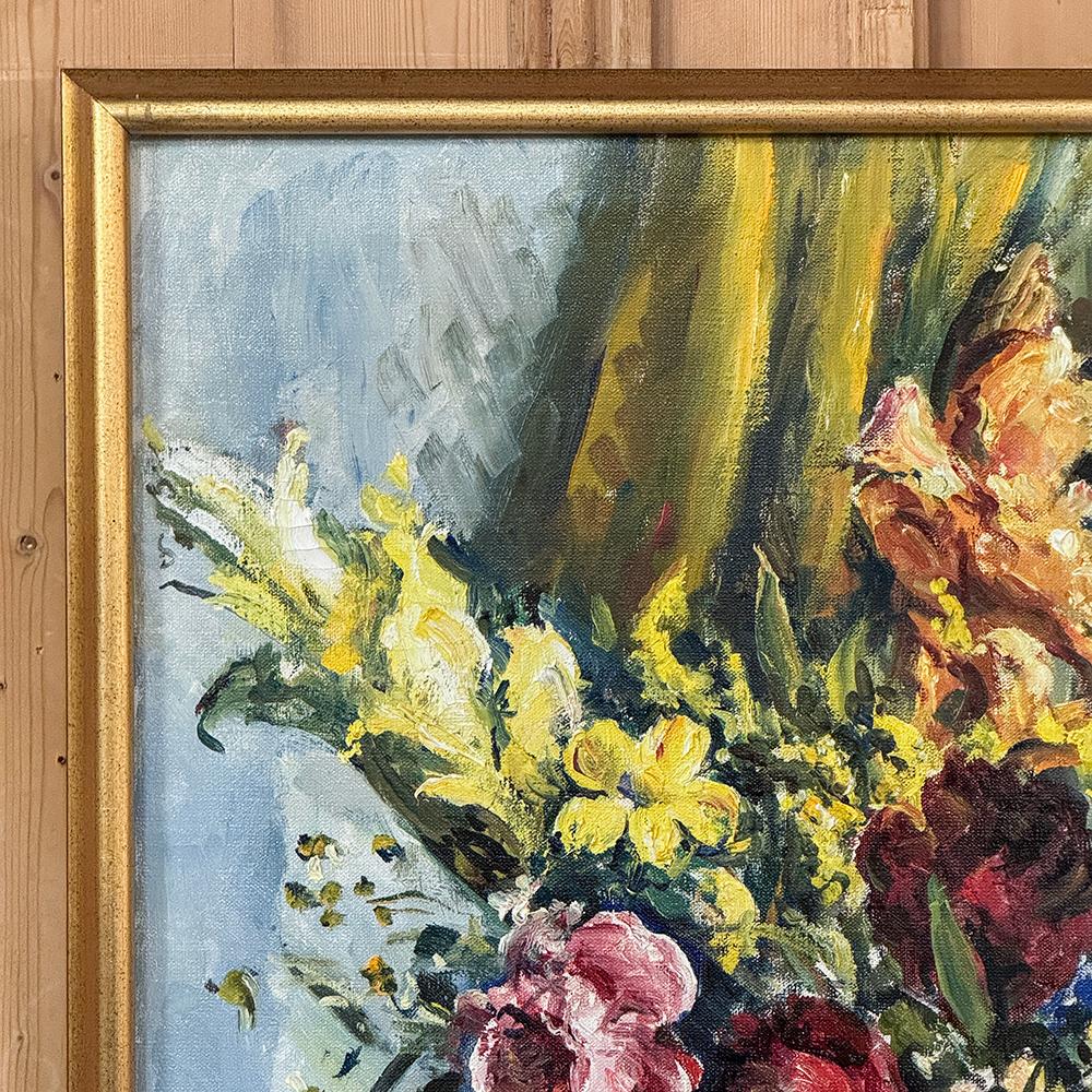 Peinture à l'huile sur toile encadrée d'Adrien Dupagne (1889-1980) Bon état - En vente à Dallas, TX