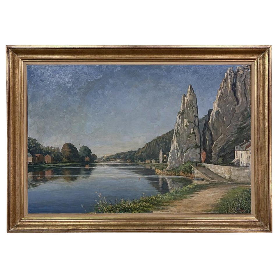 Framed Oil Painting on Canvas by Andre Fecherolle, 1911