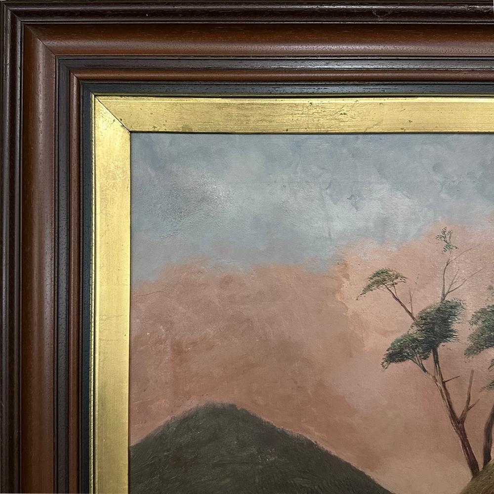 Peinture à l'huile sur toile encadrée de Colin Graeme (1858-1910) datée de 1902 en vente 3