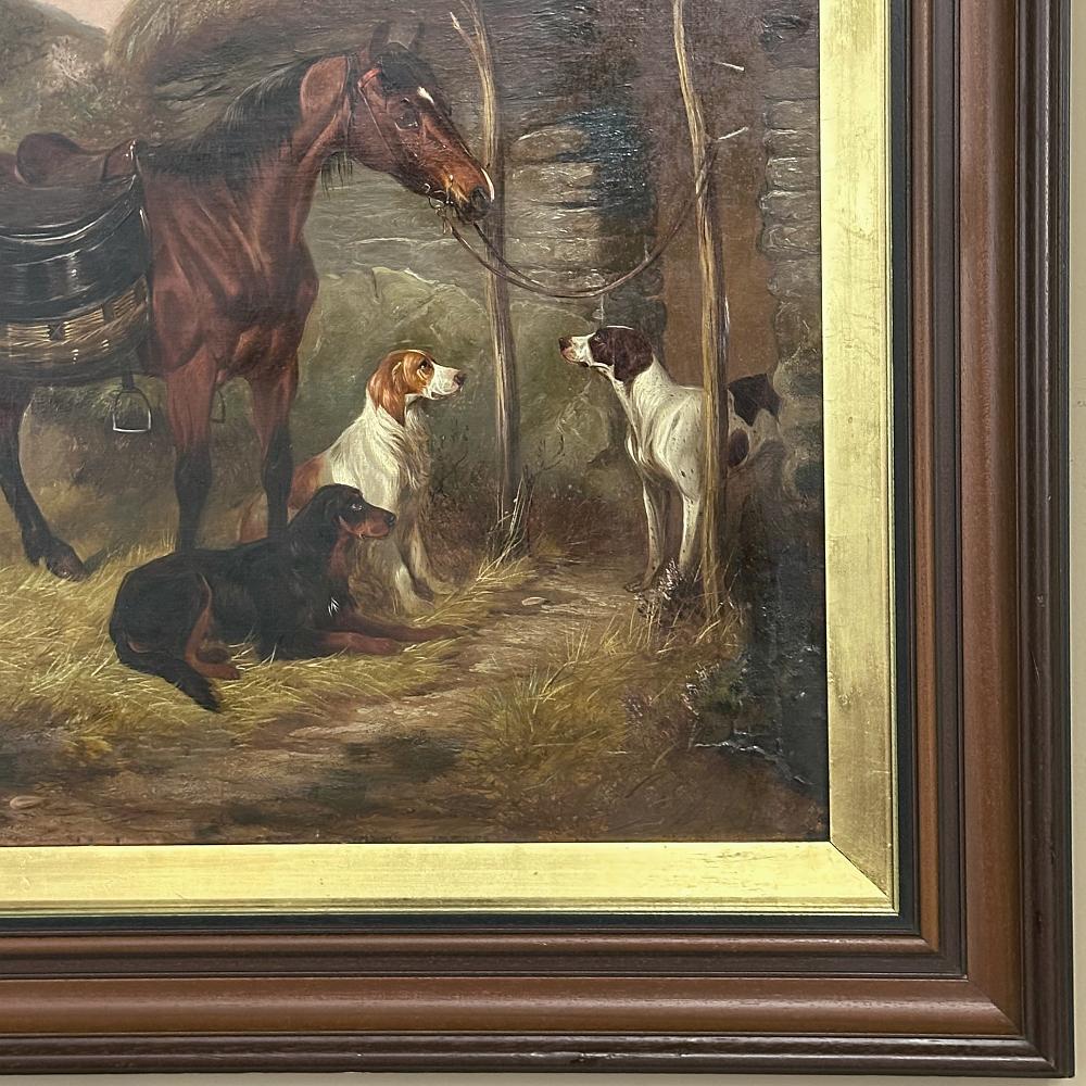 Peinture à l'huile sur toile encadrée de Colin Graeme (1858-1910) datée de 1902 en vente 8