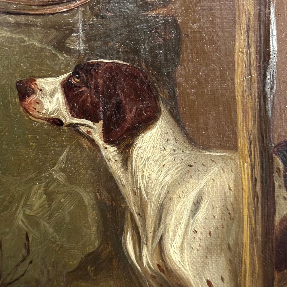 Peint à la main Peinture à l'huile sur toile encadrée de Colin Graeme (1858-1910) datée de 1902 en vente