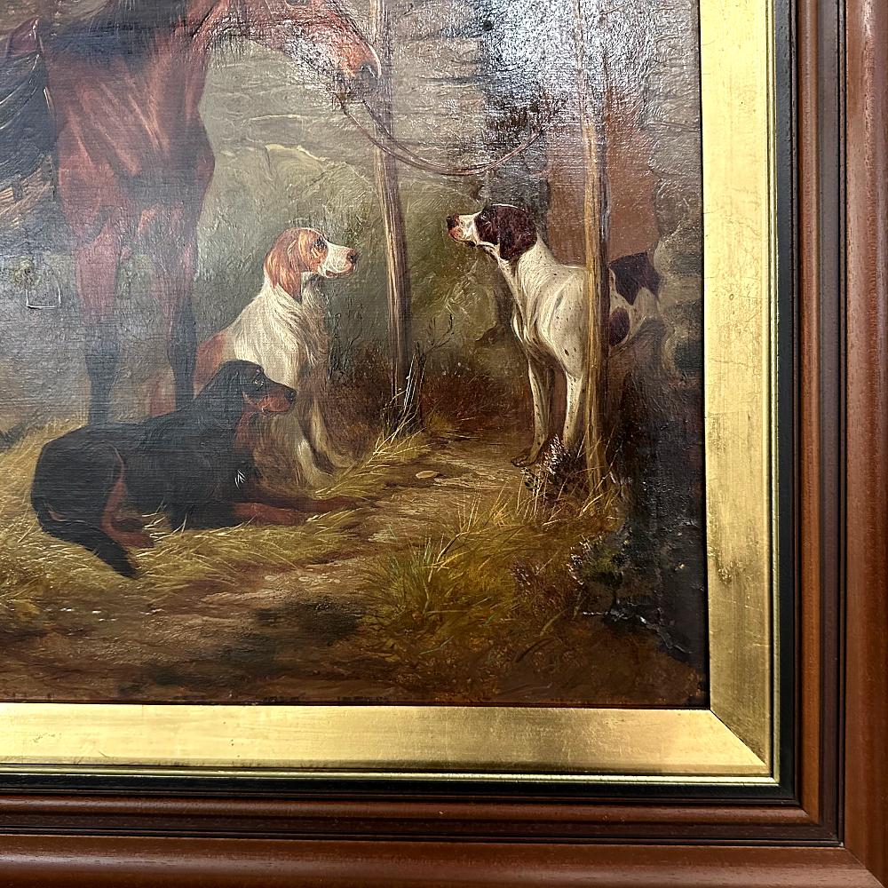 Début du 20ème siècle Peinture à l'huile sur toile encadrée de Colin Graeme (1858-1910) datée de 1902 en vente