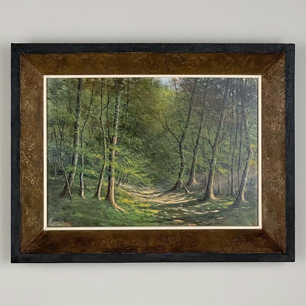 Framed Oil Painting on Canvas by Ewald Kreusch For Sale 3