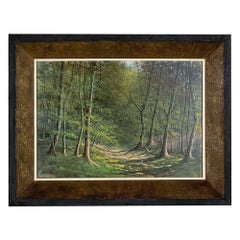 Framed Oil Painting on Canvas by Ewald Kreusch