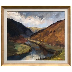 Framed Oil Painting on Canvas by Henri Tambour