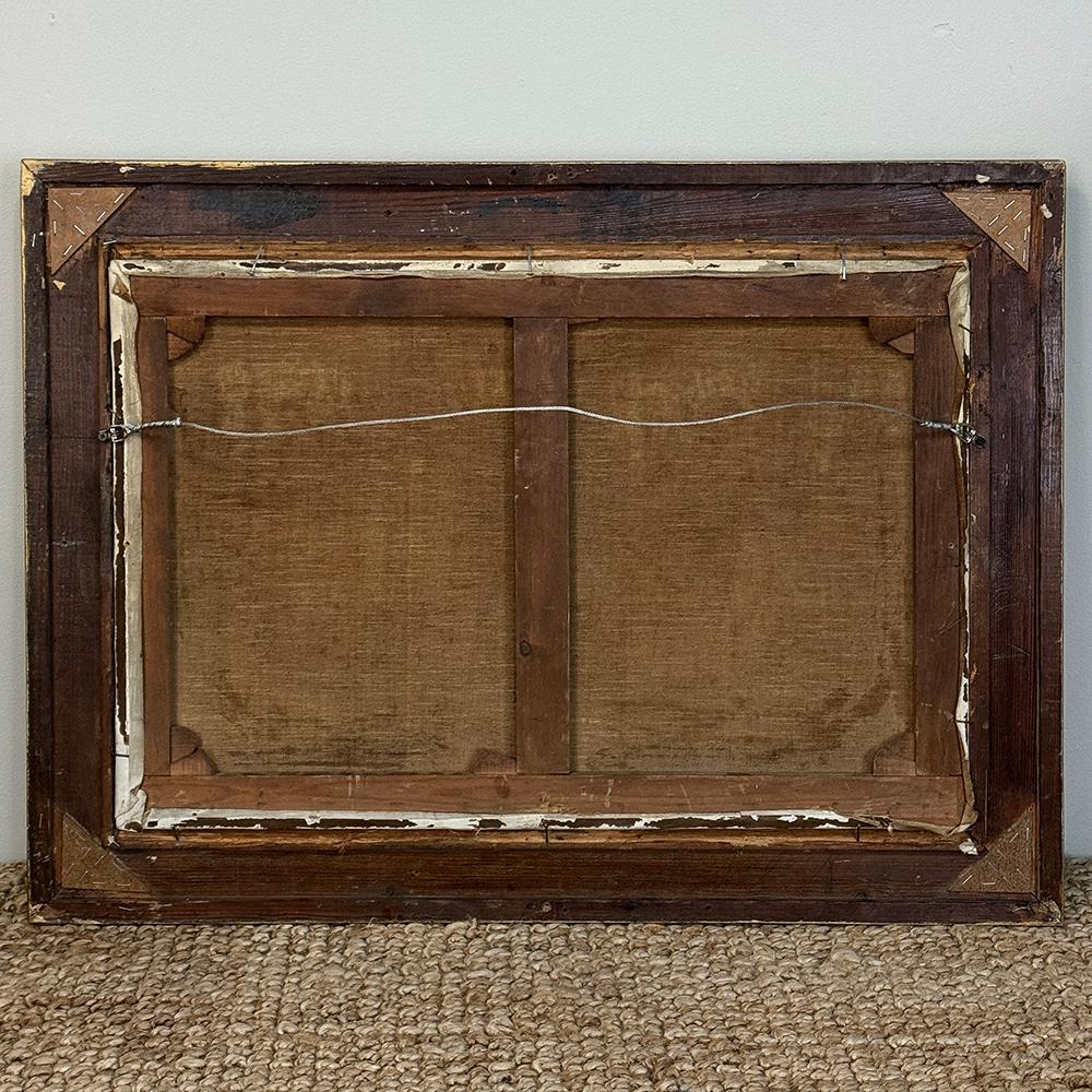 Framed Oil Painting on Canvas by Victor Waegemaeckers, ca. 1890s For Sale 8