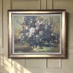 Dipinto a olio su tela con cornice ~ Martin Bollé (1912-1968) 'Natura morta' del 1961
