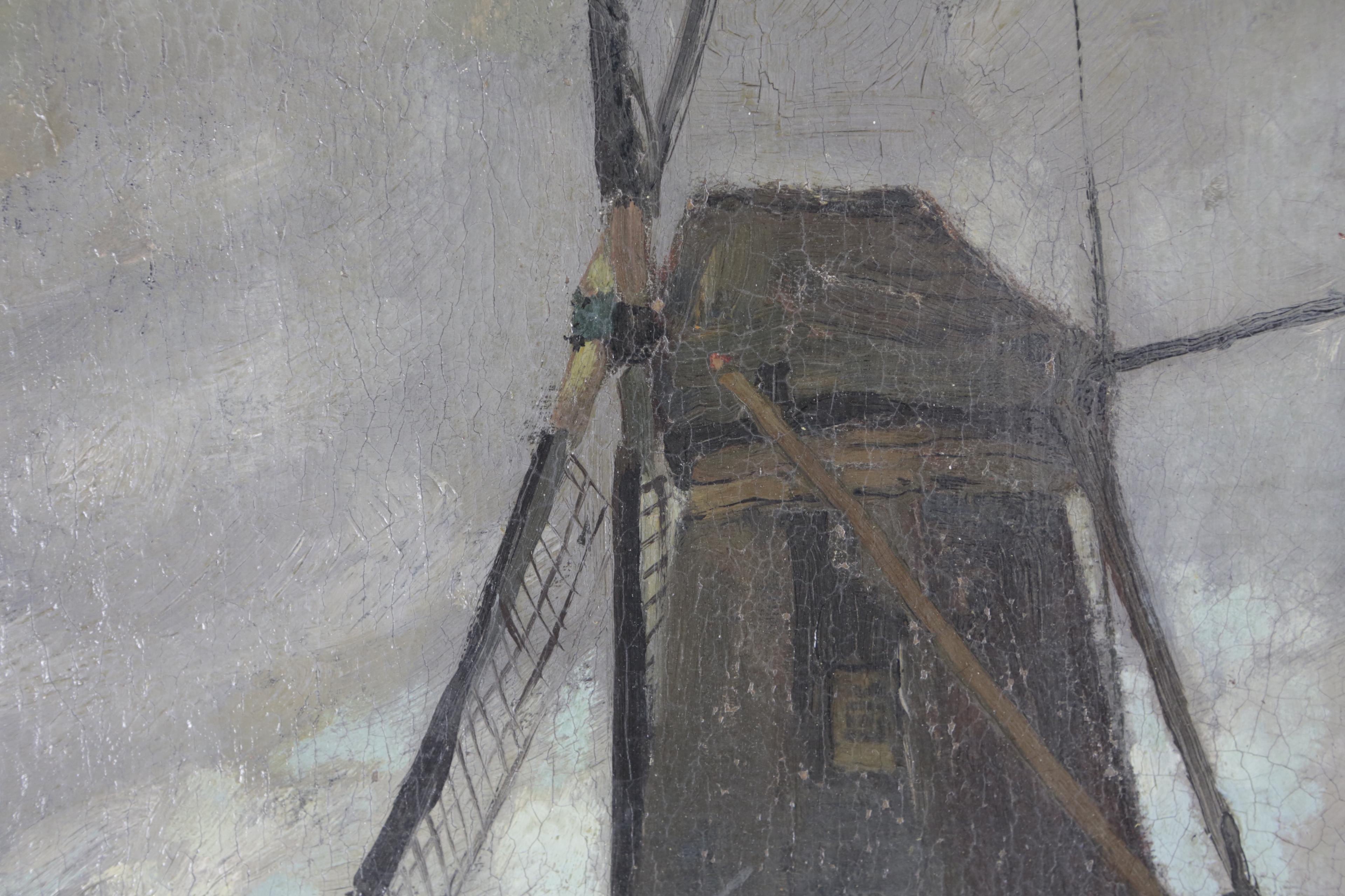 windmill oil paintings