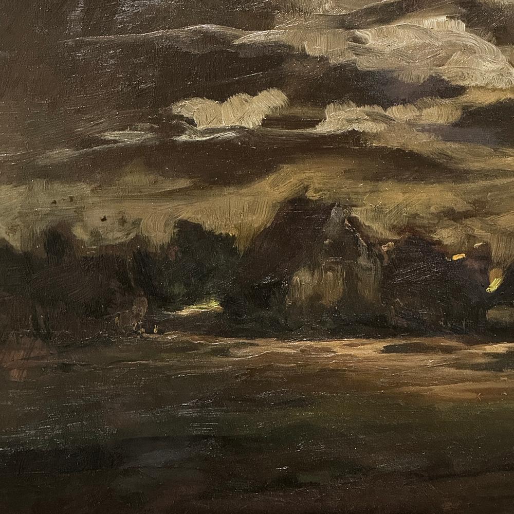Framed Oil Painting on Panel by Marthe de Spiegeleir (1897-1991) For Sale 2