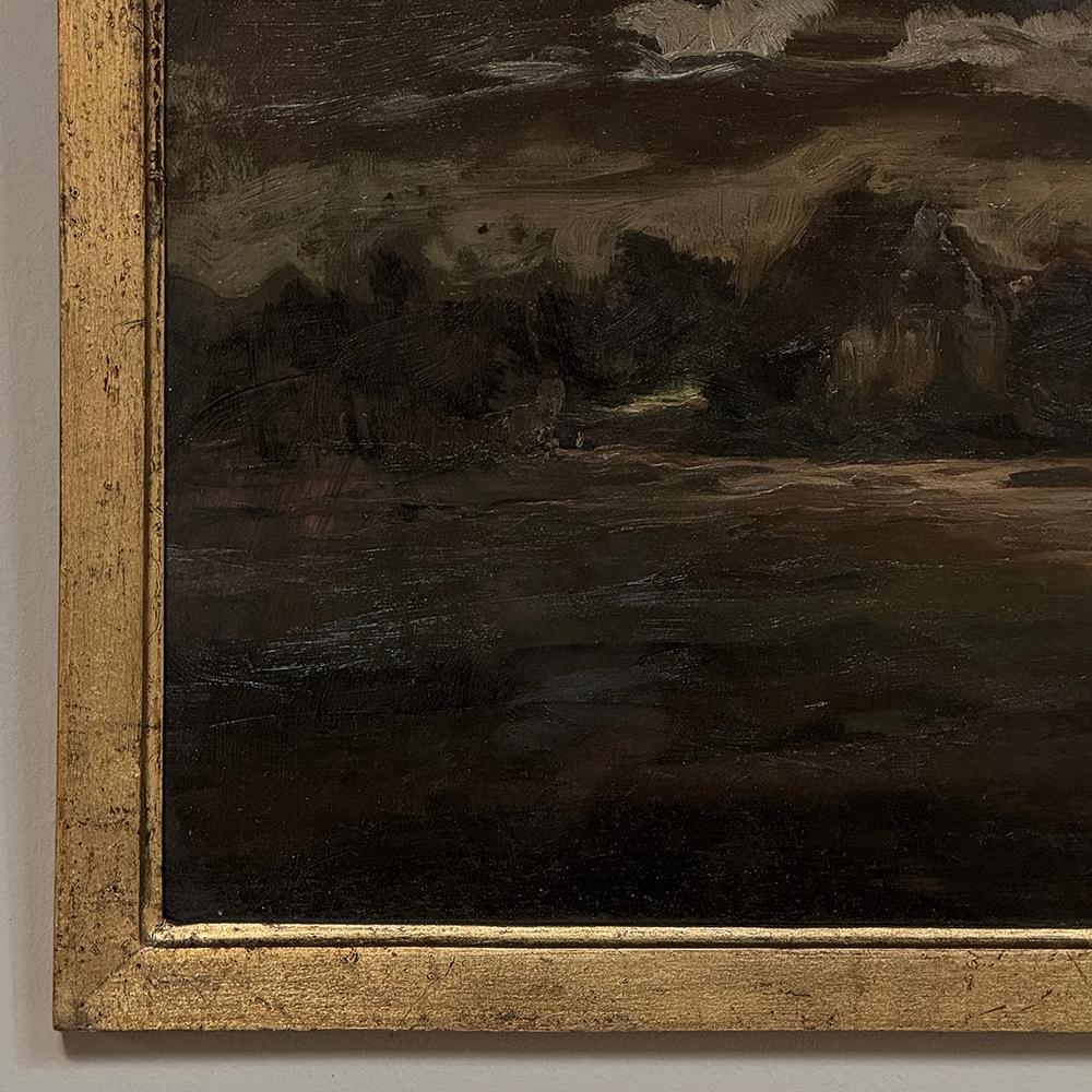 Framed Oil Painting on Panel by Marthe de Spiegeleir (1897-1991) For Sale 1