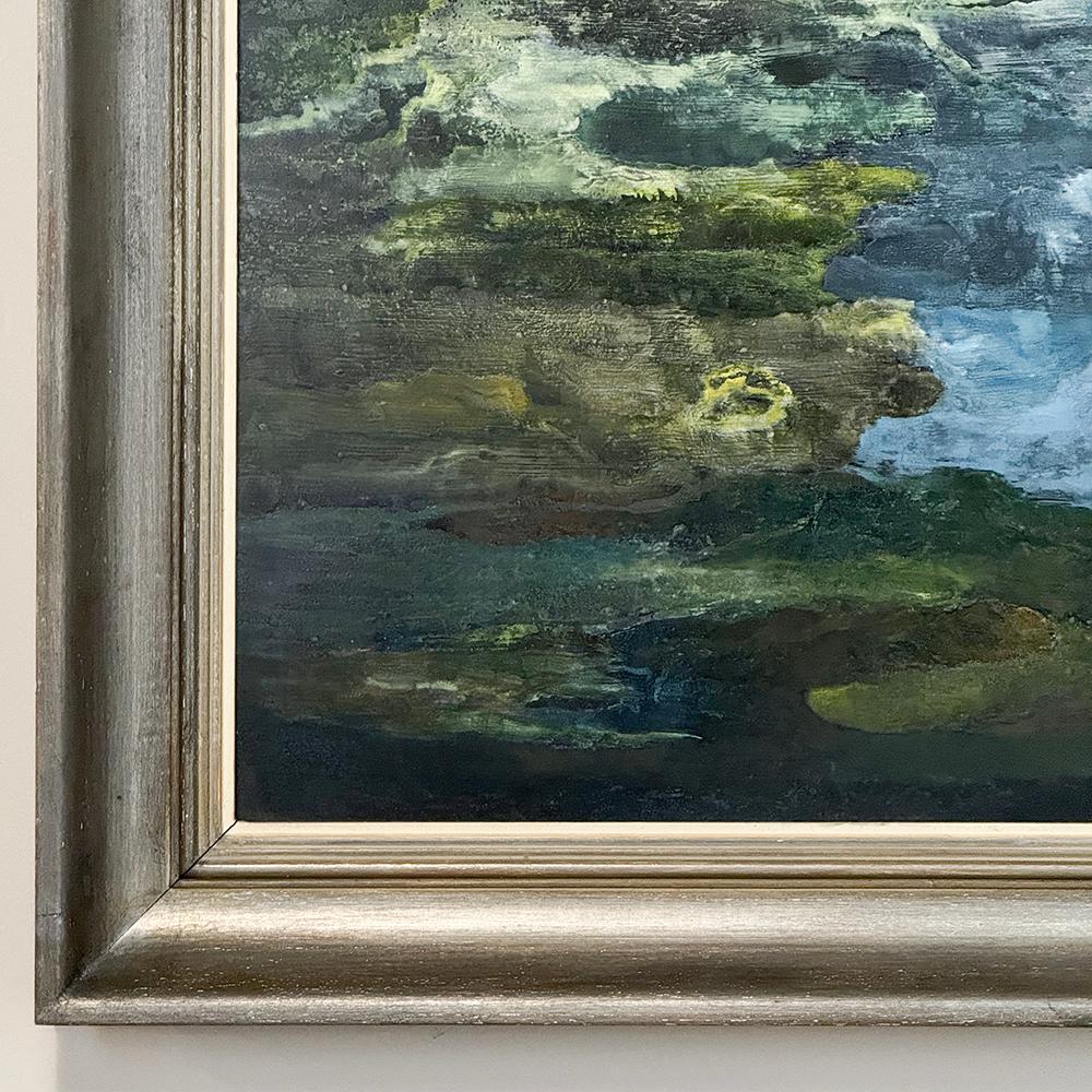 Peinture à l'huile sur panneau encadrée de Van Herberigs avec BOOK en vente 2