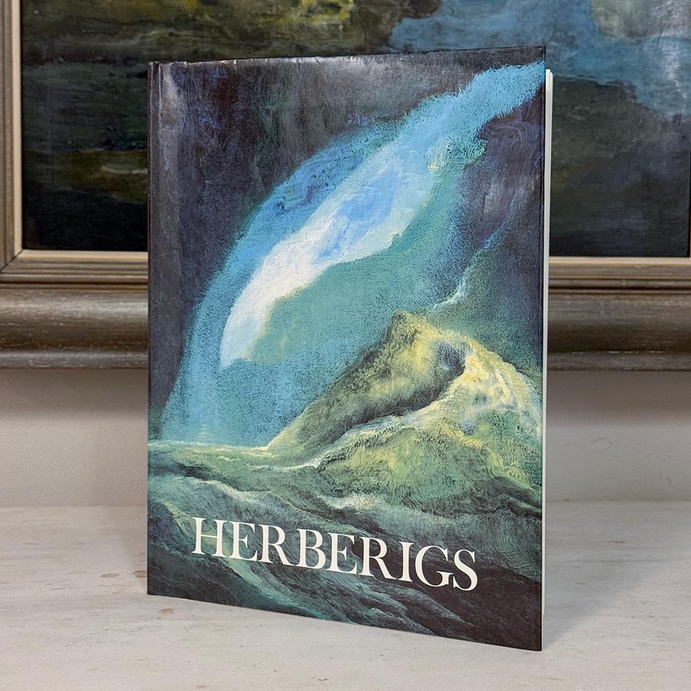 Belge Peinture à l'huile sur panneau encadrée de Van Herberigs avec BOOK en vente
