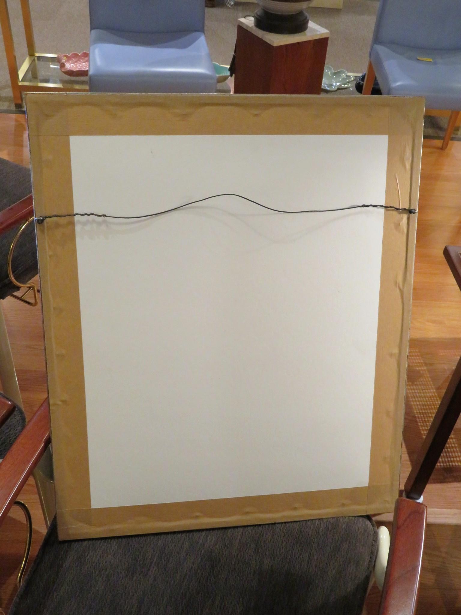 Framed Op Art Geometric Design Molded Plastic by i. Rigacci 1960s In Good Condition In Miami, FL